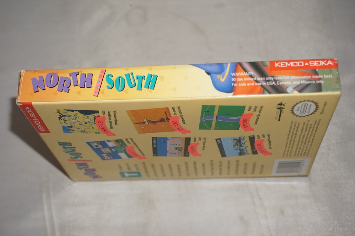North & South (Nintendo NES) Complete in Box CIB