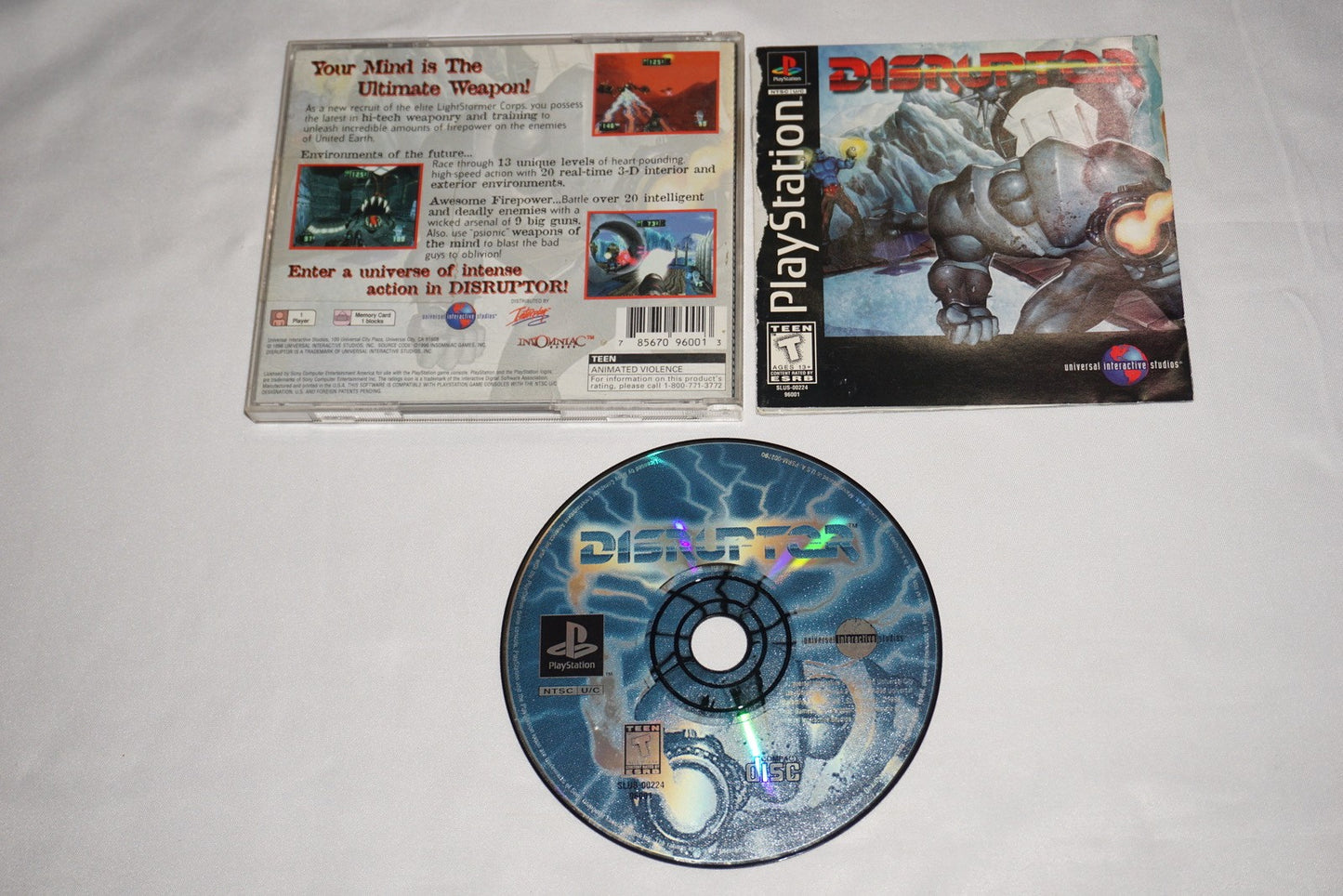 Disruptor (Sony Playstation 1 ps1) Complete