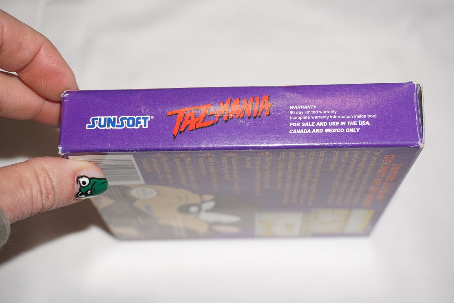 Taz Mania 1 (Nintendo Game Boy Gameboy) Complete in Box CIB