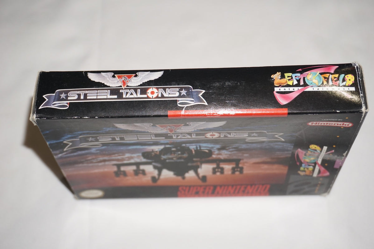 Steel Talons (Super Nintendo SNES) with Box No Manual
