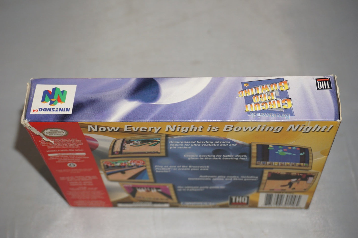 Brunswick Pro Bowling (Nintendo 64 N64) Complete in Box CIB