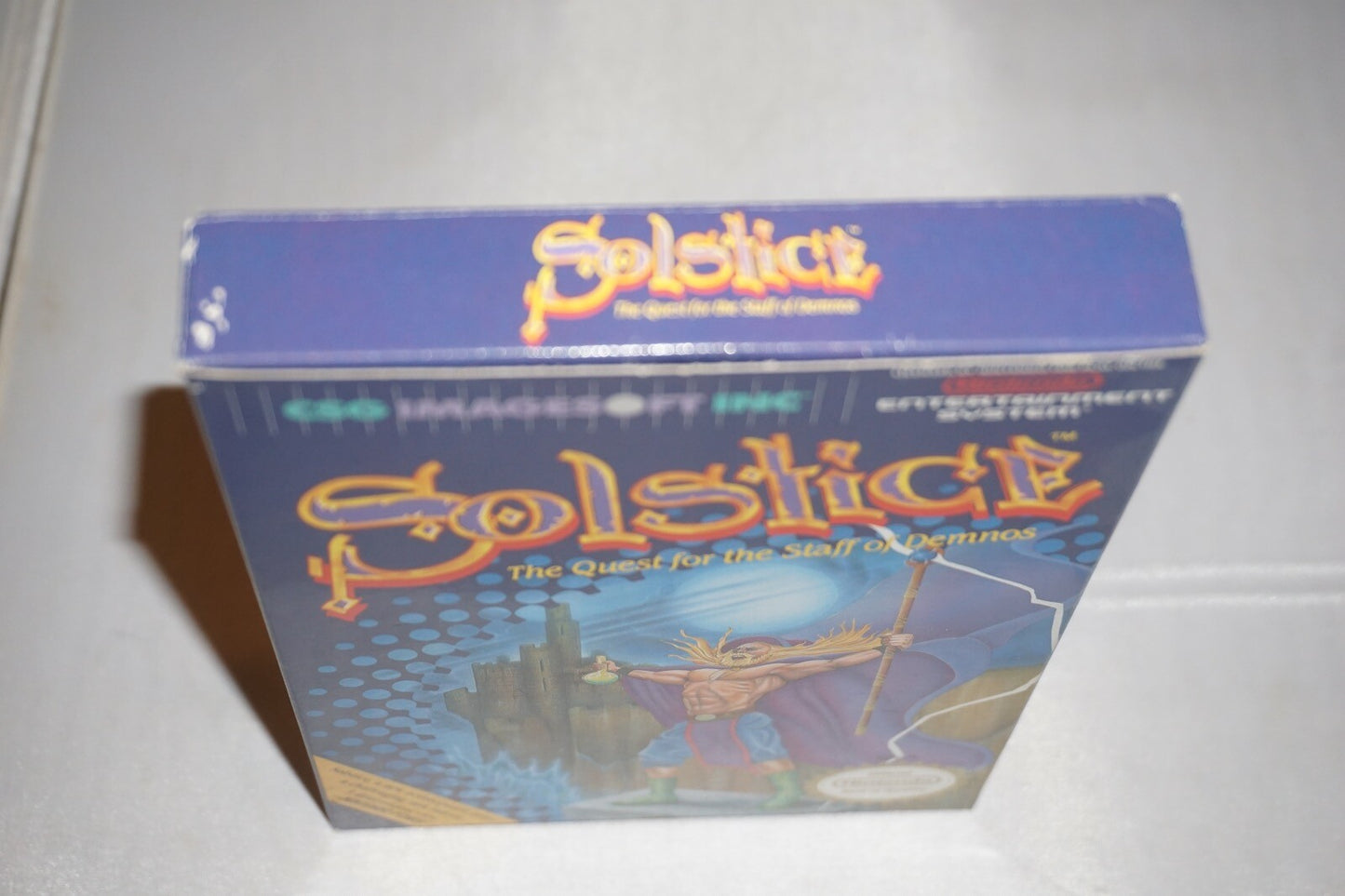 Solstice (Nintendo NES) Complete in Box CIB Near Mint #2
