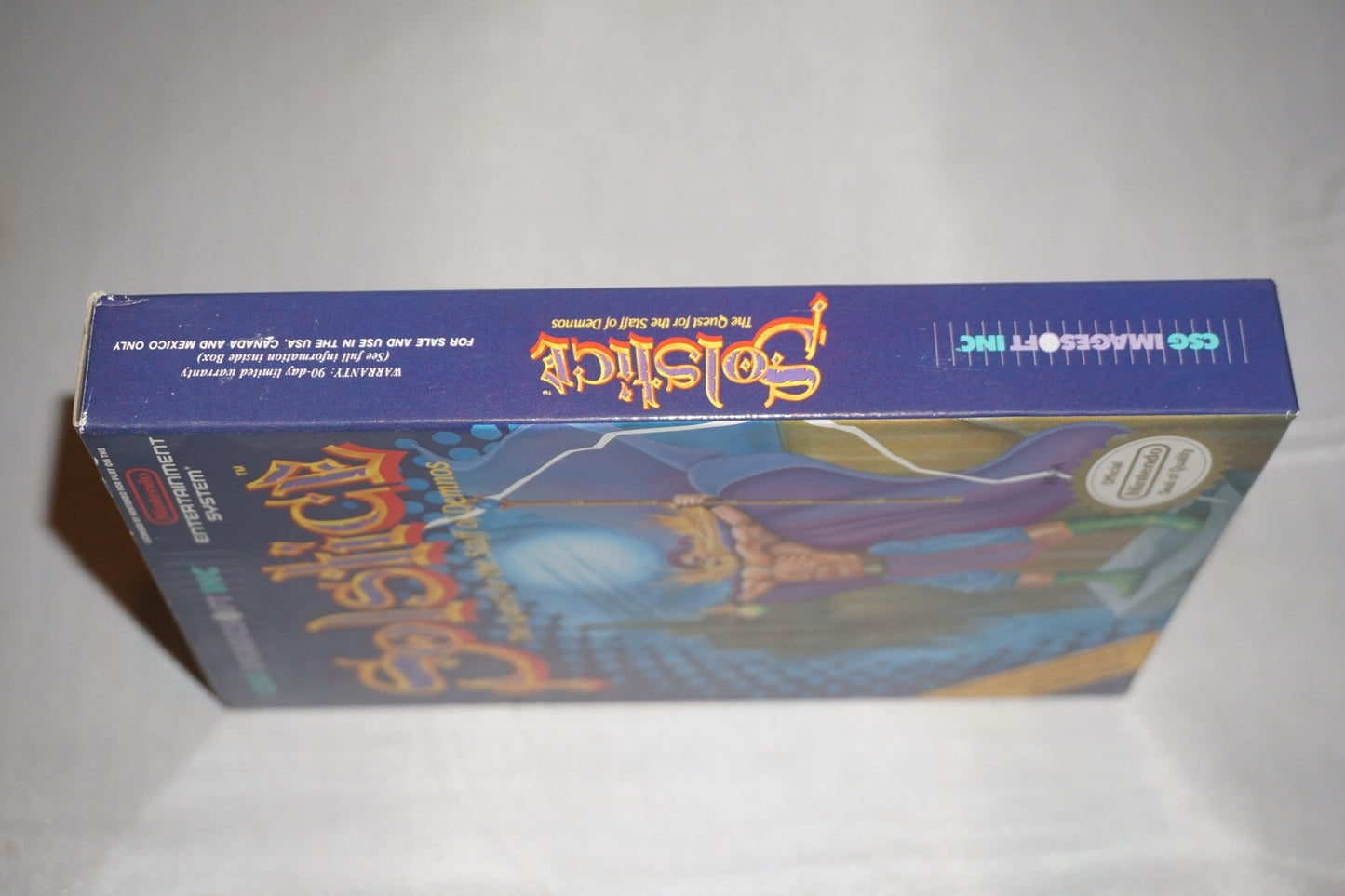 Solstice (Nintendo NES) Complete in Box CIB Near Mint #2