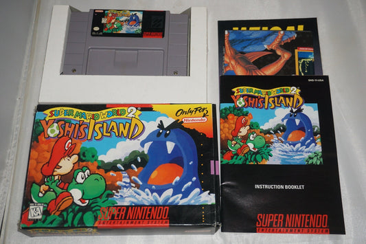 Yoshi's Island (Super Nintendo SNES) Complete in Box CIB GREAT Shape #1