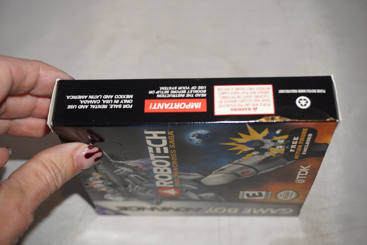 Robotech Macross Saga (Gameboy Advance GBA Game Boy) Complete CIB Authentic
