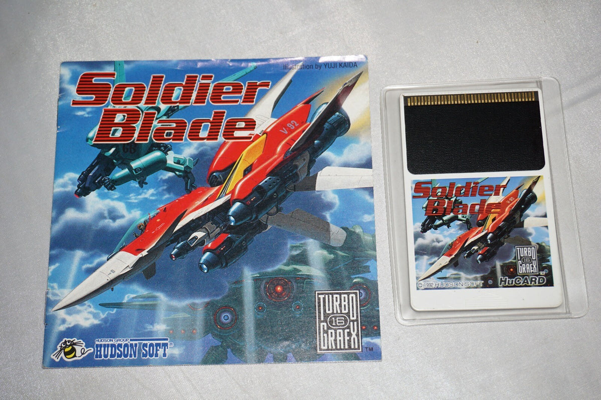 Soldier Blade (Turbo Grafx 16 tg16) with Manual Turbografx