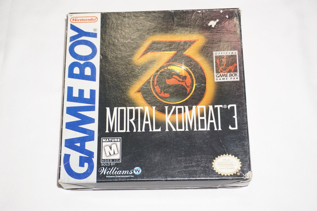 Mortal Kombat 3 III (Nintendo Game Boy Gameboy) Complete in Box w/ Reg CIB