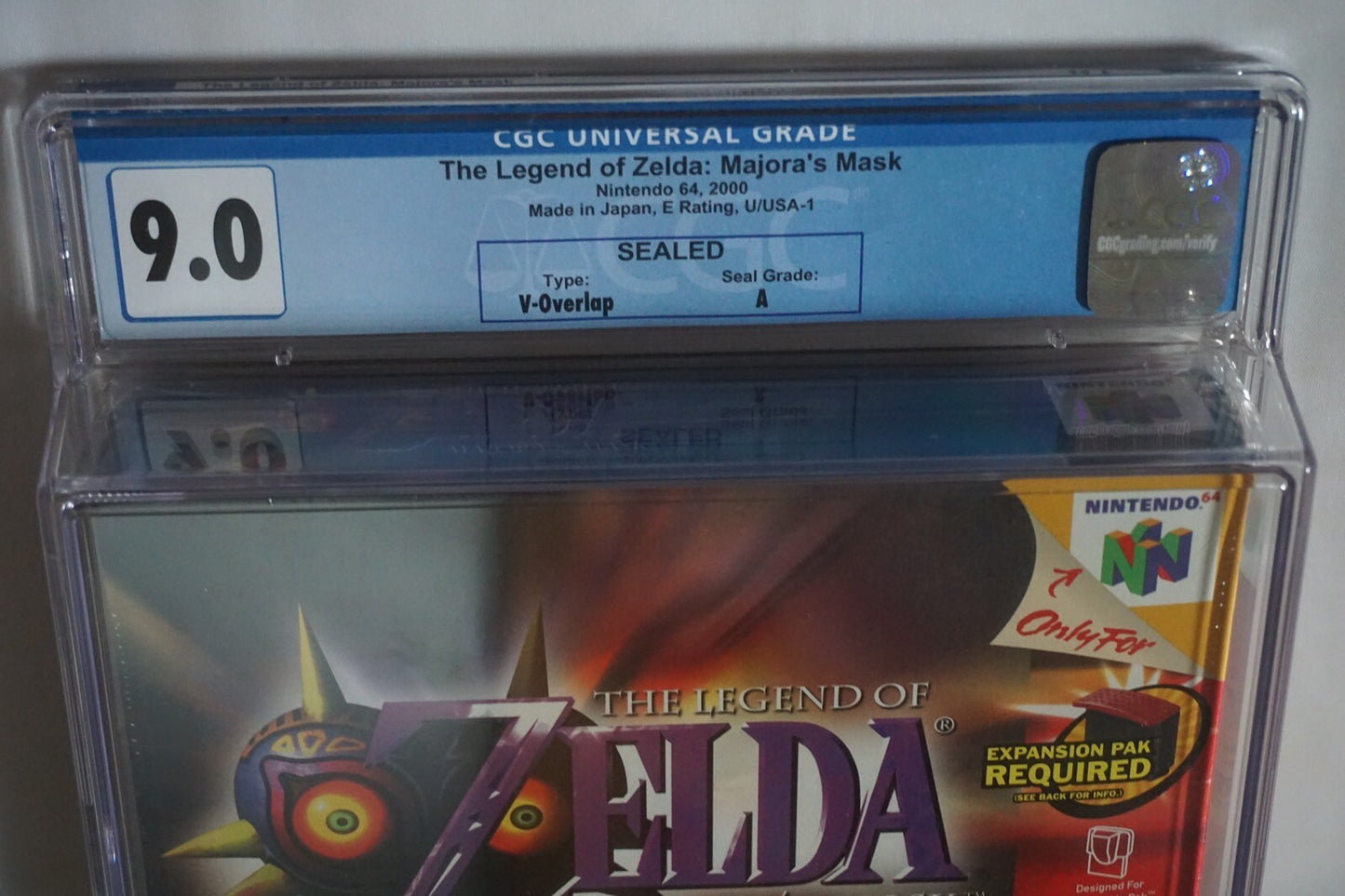Legend of Zelda Majora’s Mask (Nintendo 64 N64) CGC 9.0 A NEW Sealed