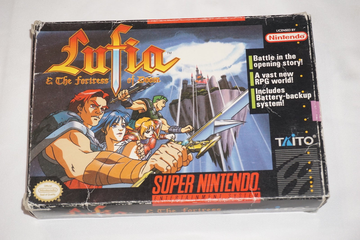 Lufia and The Fortress of Doom (Super Nintendo SNES) Complete in Box CIB