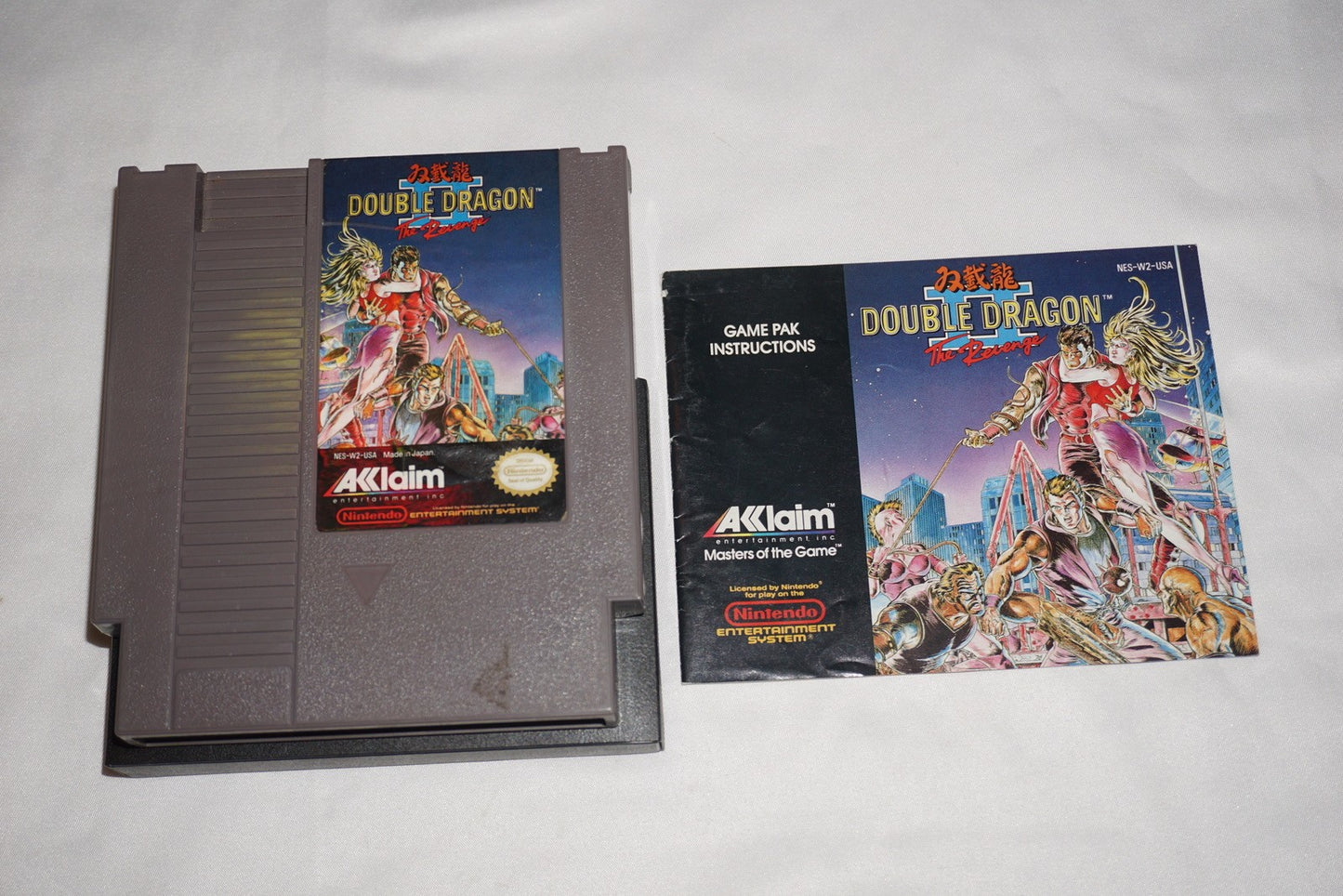 Double Dragon II 2 (Nintendo NES) Complete in Box CIB