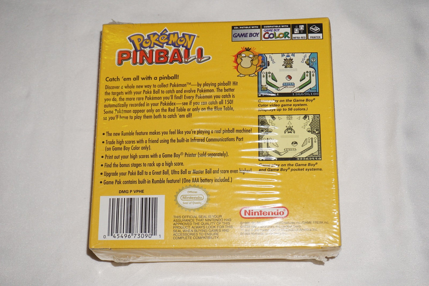 Pokemon Pinball (Nintendo Game Boy Color GBC) NEW Sealed