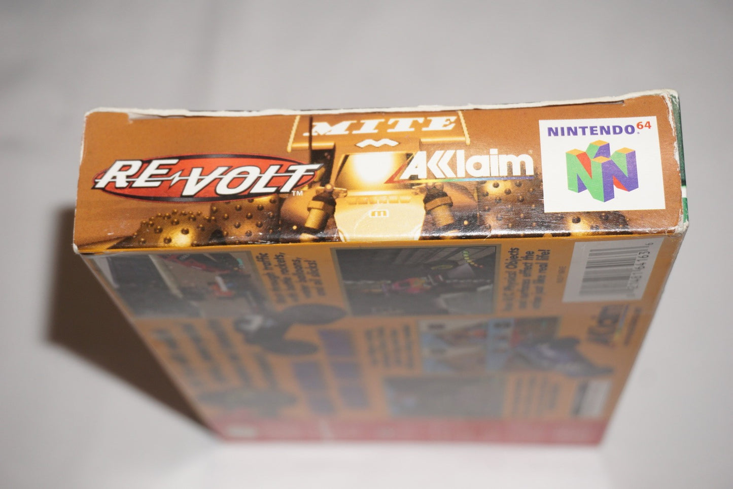 Re-volt Revolt (Nintendo 64 N64) Complete in Box w/ Reg Poster CIB
