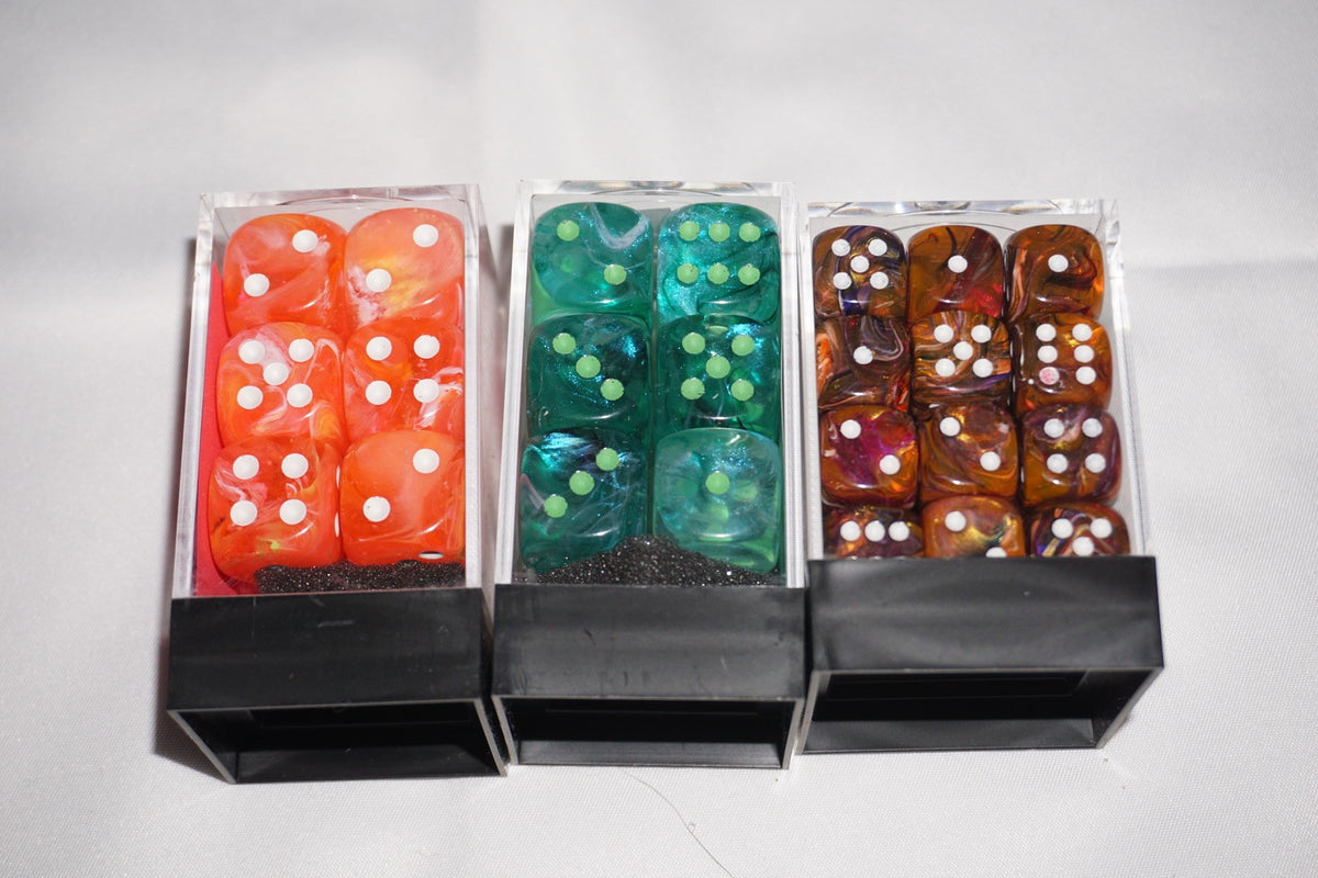 Chessex 27943 27795 27753 12mm d6 CHX Dice Set Lot NEW Sealed