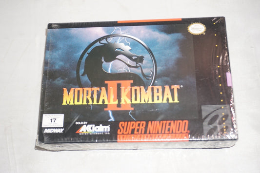 Mortal Kombat II 2 (Super Nintendo SNES) Complete in Box CIB