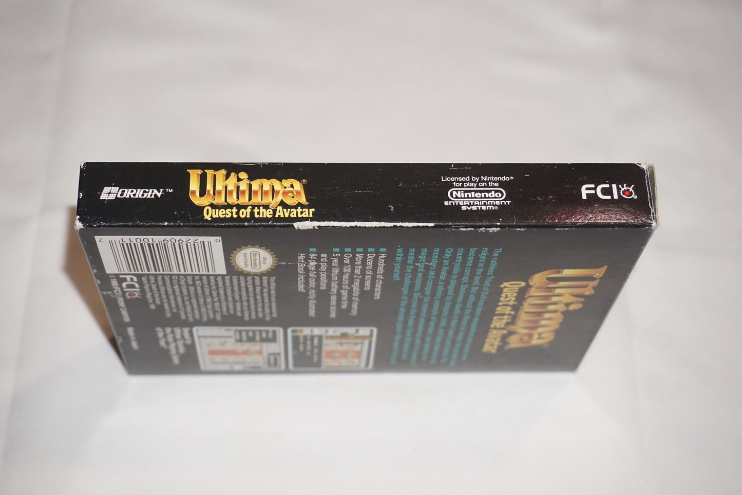 Ultima Quest Of The Avatar (Nintendo NES) Complete in Box CIB