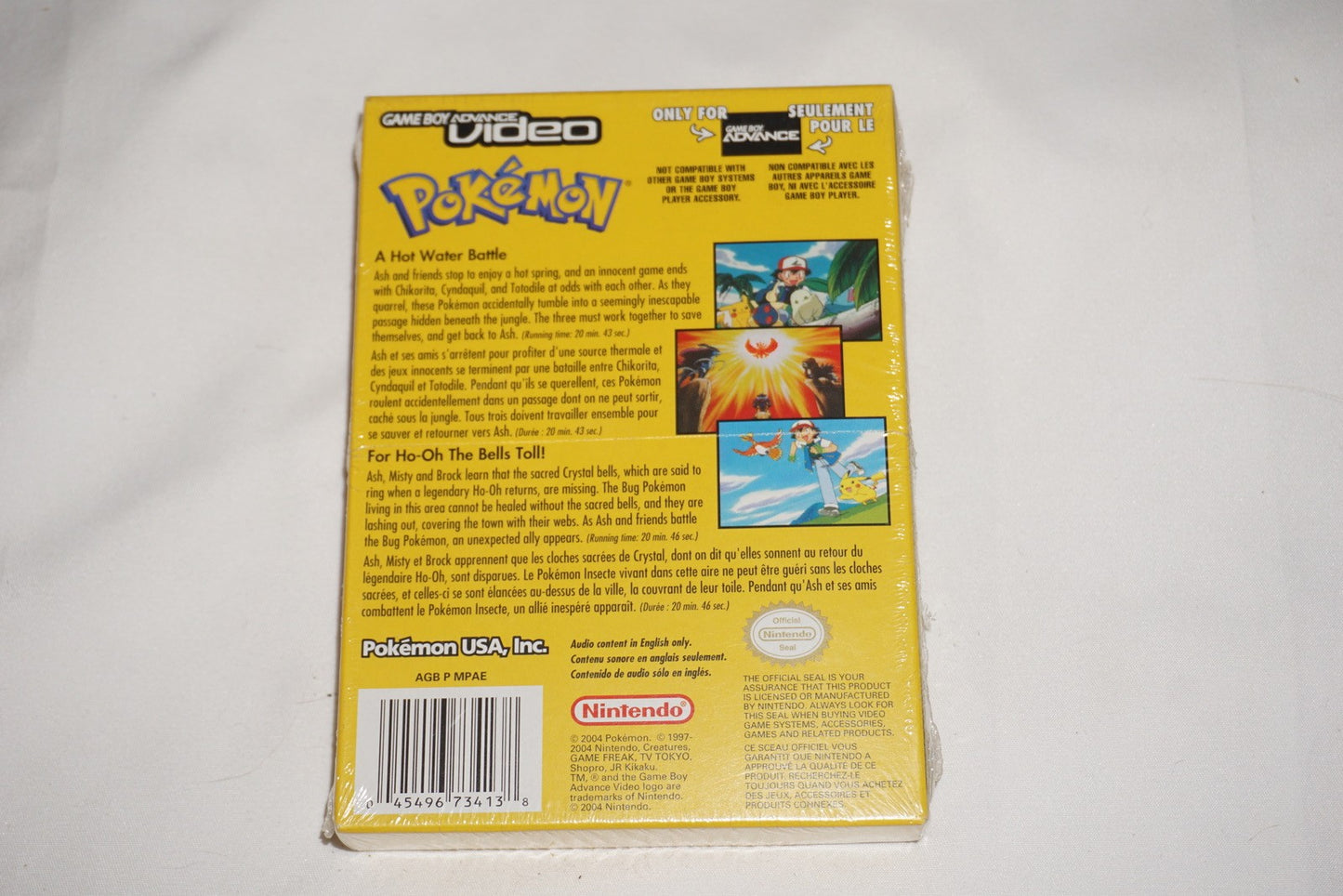 Pokemon For Ho-Oh the Bells Toll Hot Video (Game Boy Advance GBA) NEW Sealed
