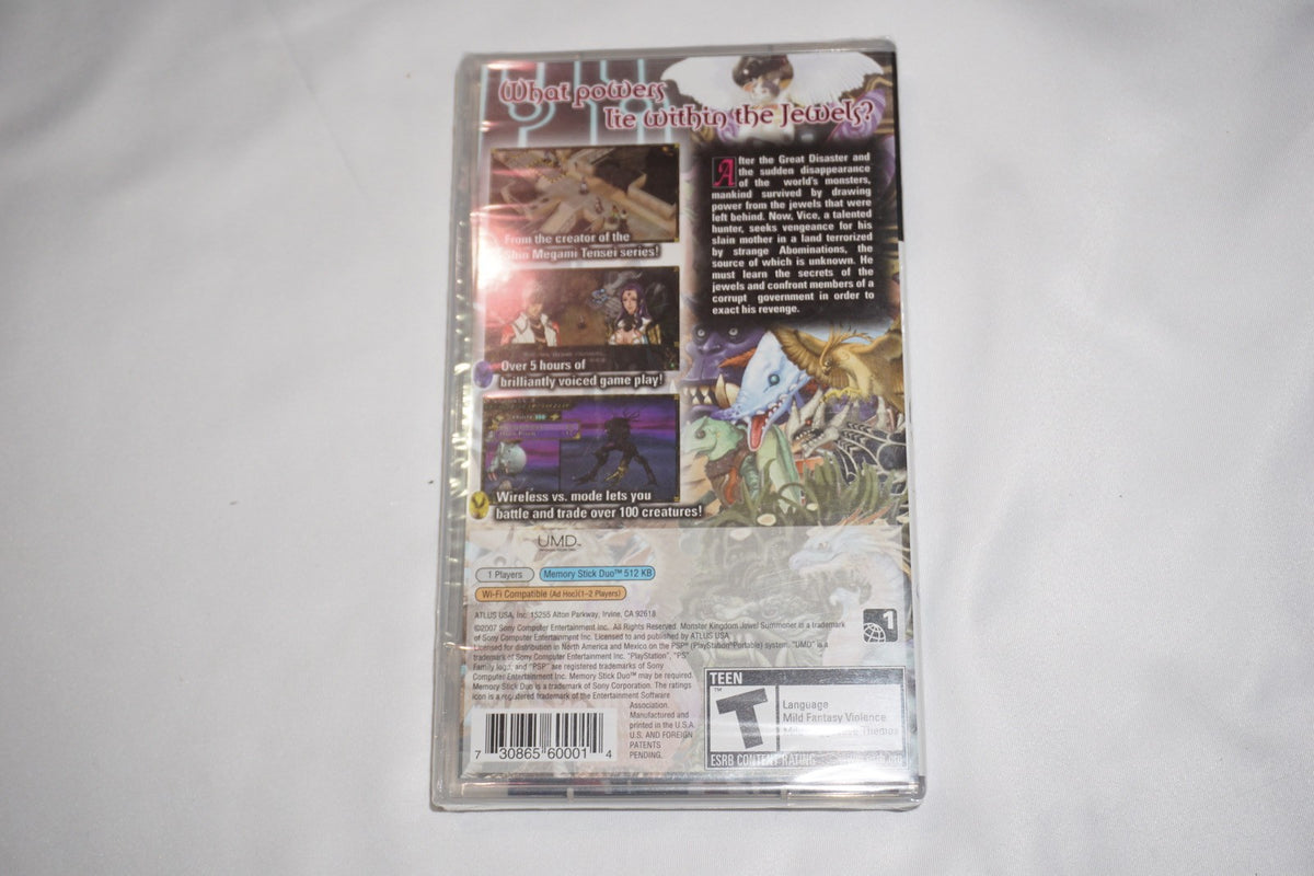 Monster Kingdom Jewel Summoner (Sony PSP Portable) NEW Sealed