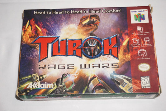 Turok Rage Wars (Nintendo 64 N64) Complete in Box CIB