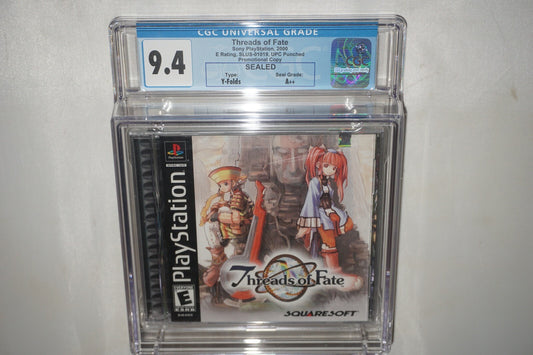 Threads of Fate (Sony Playstation ps1) CGC 9.4 A++ NEW Sealed