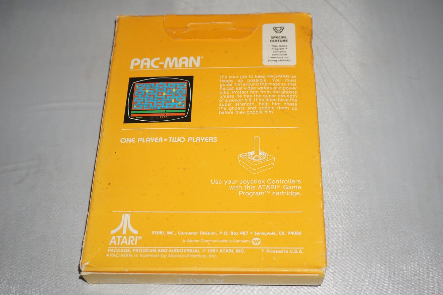 Pac Man NOT FOR RESALE (Atari 2600) NEW Sealed In Box #2
