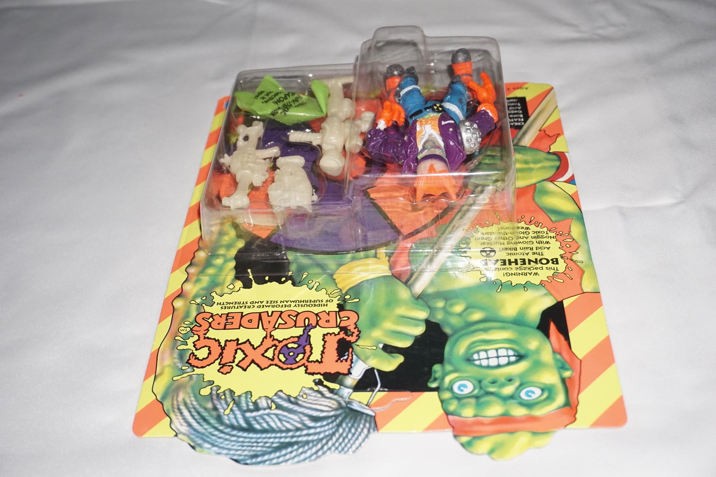 Toxic Crusaders Bonehead Playmates 1991 NEW Sealed Unpunched