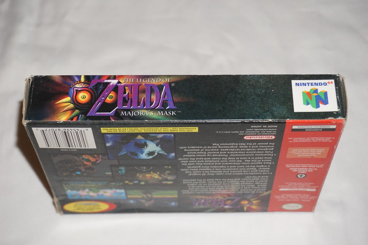 Legend of Zelda Majora's Mask (Nintendo 64 N64) Complete in Box CIB