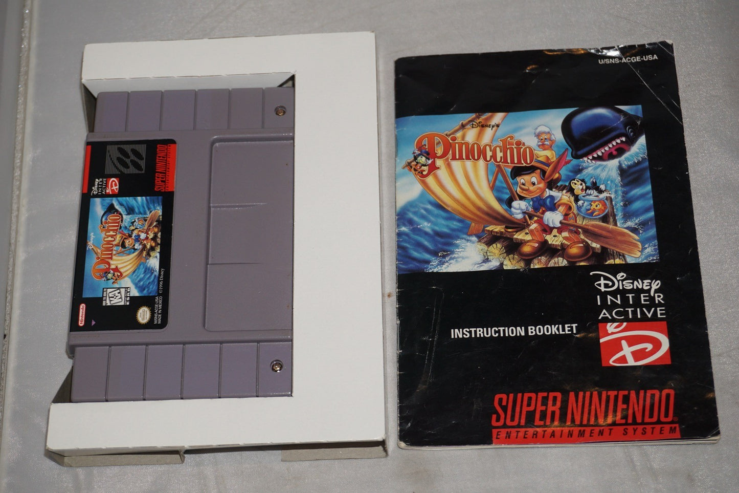 Pinocchio (Super Nintendo SNES) Complete in Box CIB