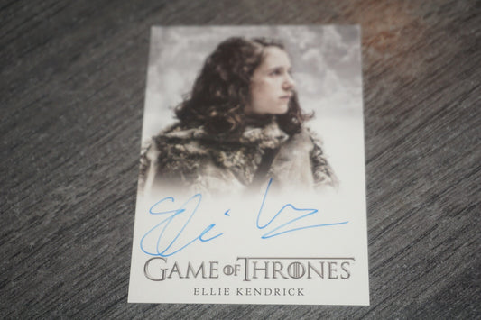 Ellie Kendrick Meera Reed Autograph Game of Thrones Iron Anniversary Full Bleed