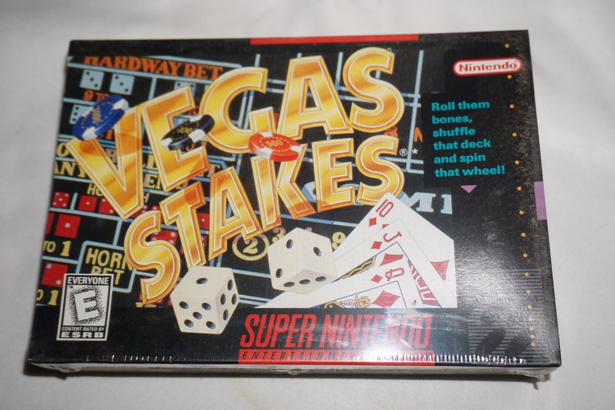 Vegas Stakes (Super Nintendo SNES) NEW Sealed