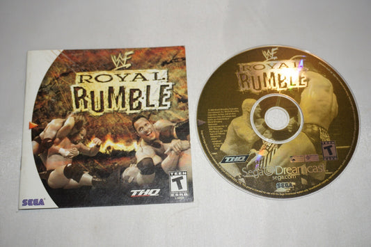 WWE WWF Royal Rumble (Sega Dreamcast) with Manual Tested