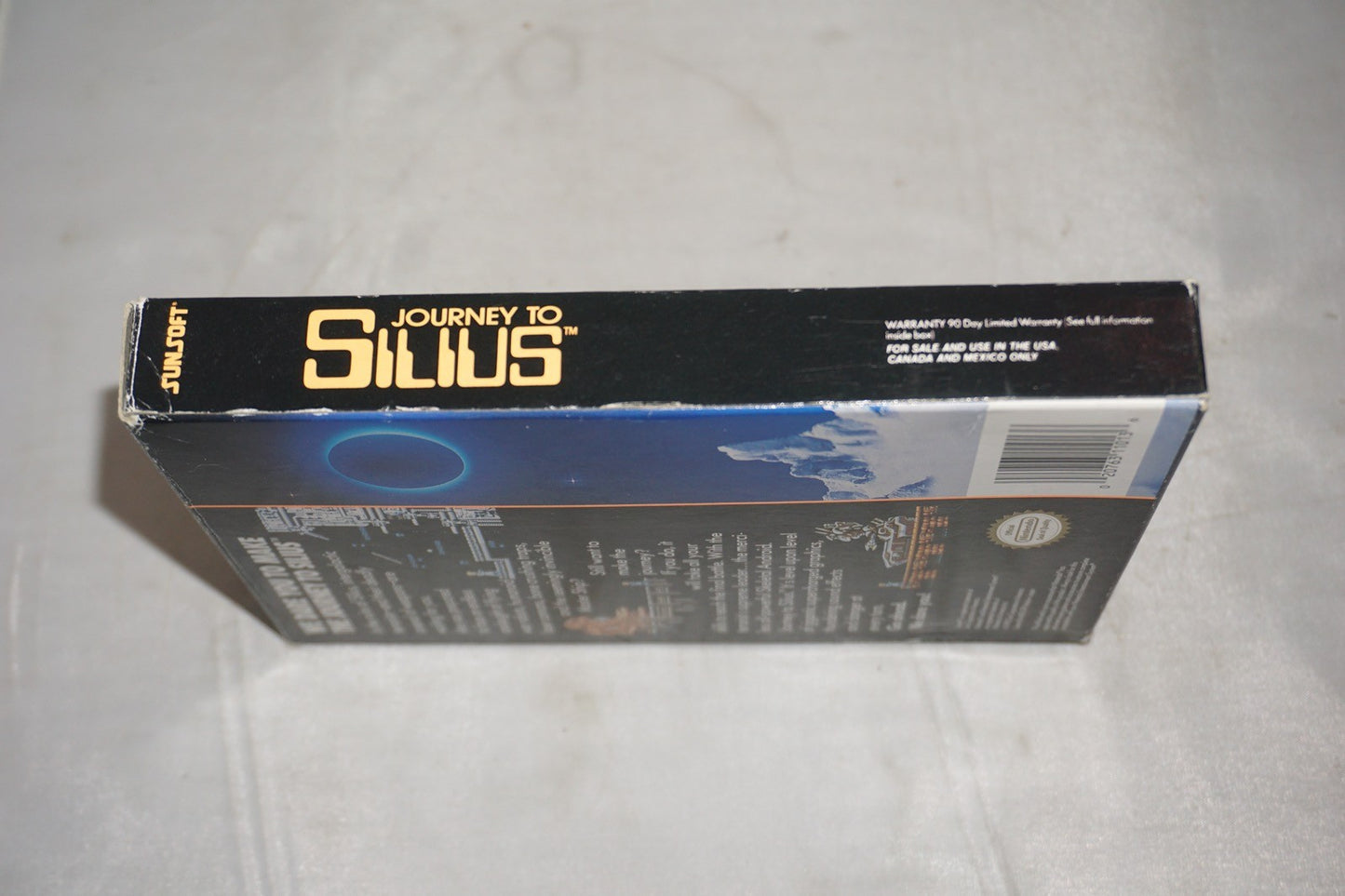 Journey To Silius (Nintendo NES) Complete in Box CIB