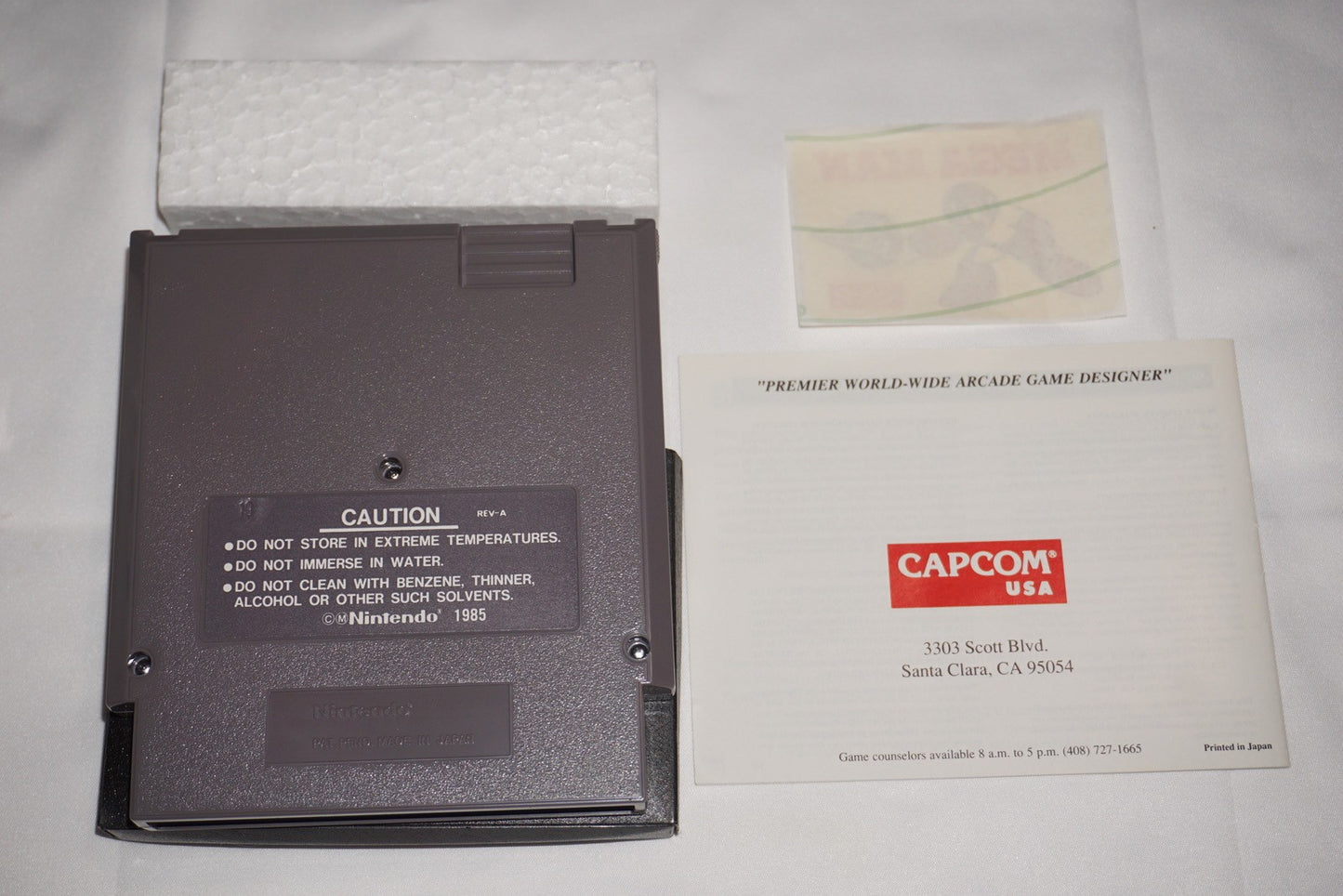 Disney Adventures in Magic Kingdom (Nintendo NES) Complete Mega Man Sticker CIB