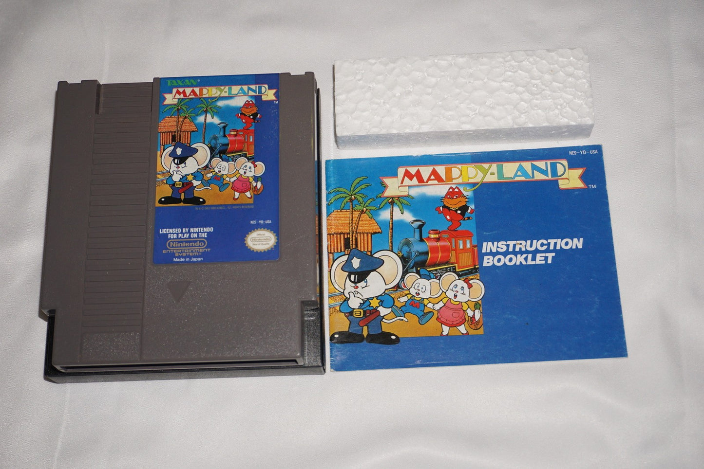 Mappy Land (Nintendo NES) Complete in Box CIB