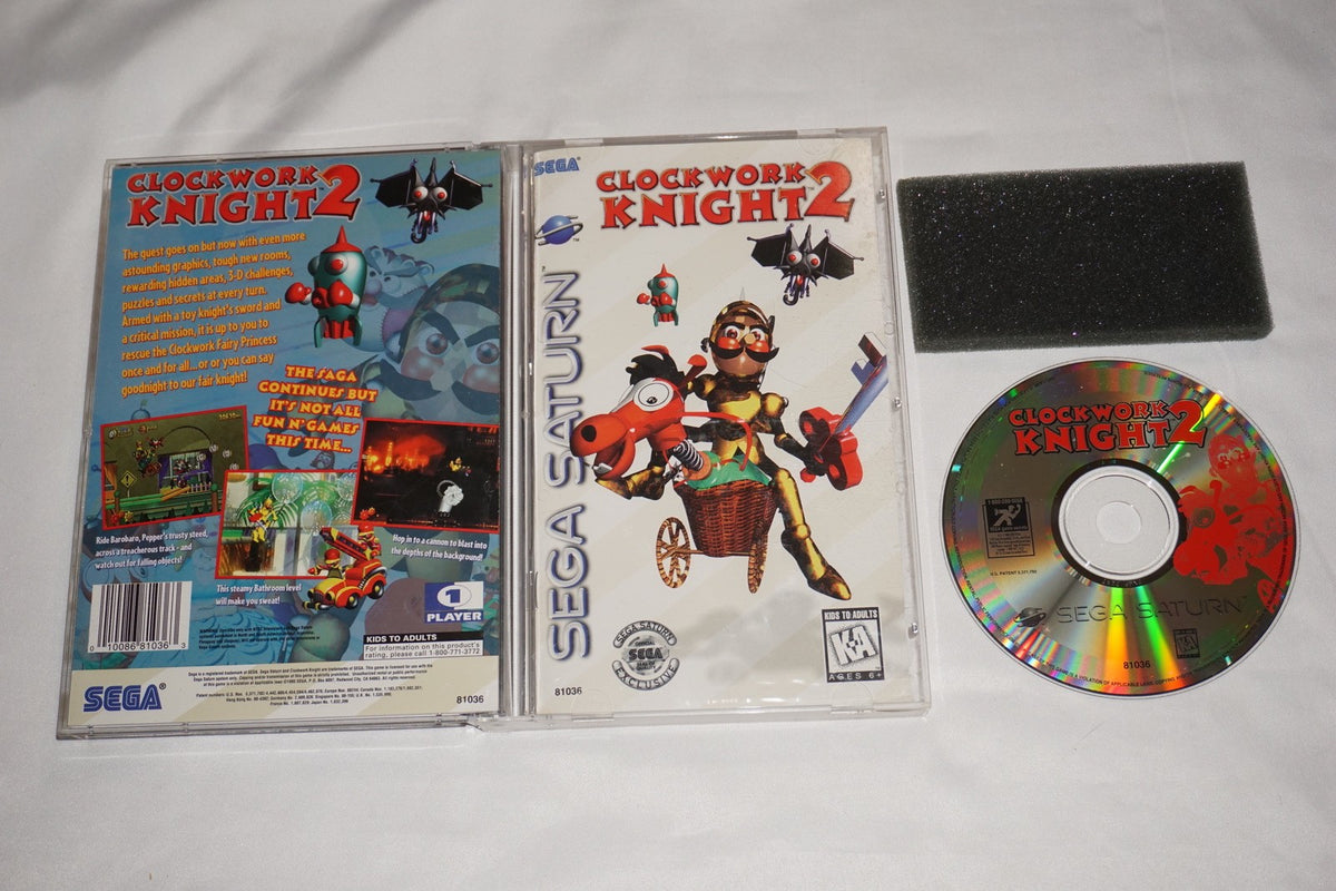 Clockwork Knight 2 (Sega Saturn) Complete w/ Reg Card