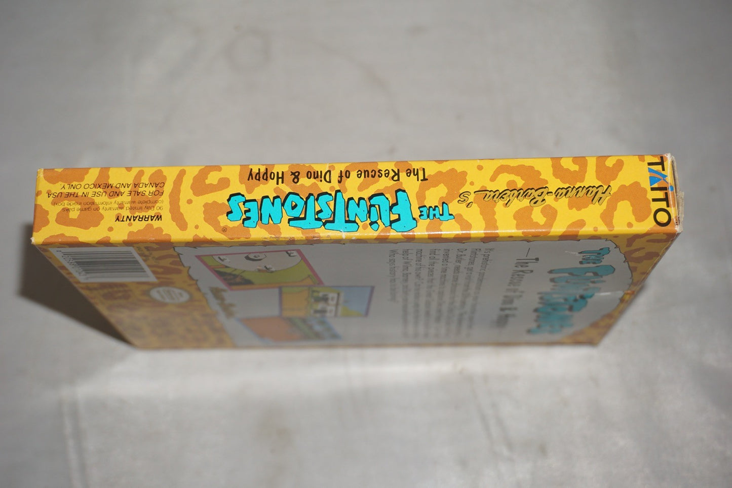 Flintstones The Rescue of Dino and Hoppy (Nintendo NES) Complete in Box CIB