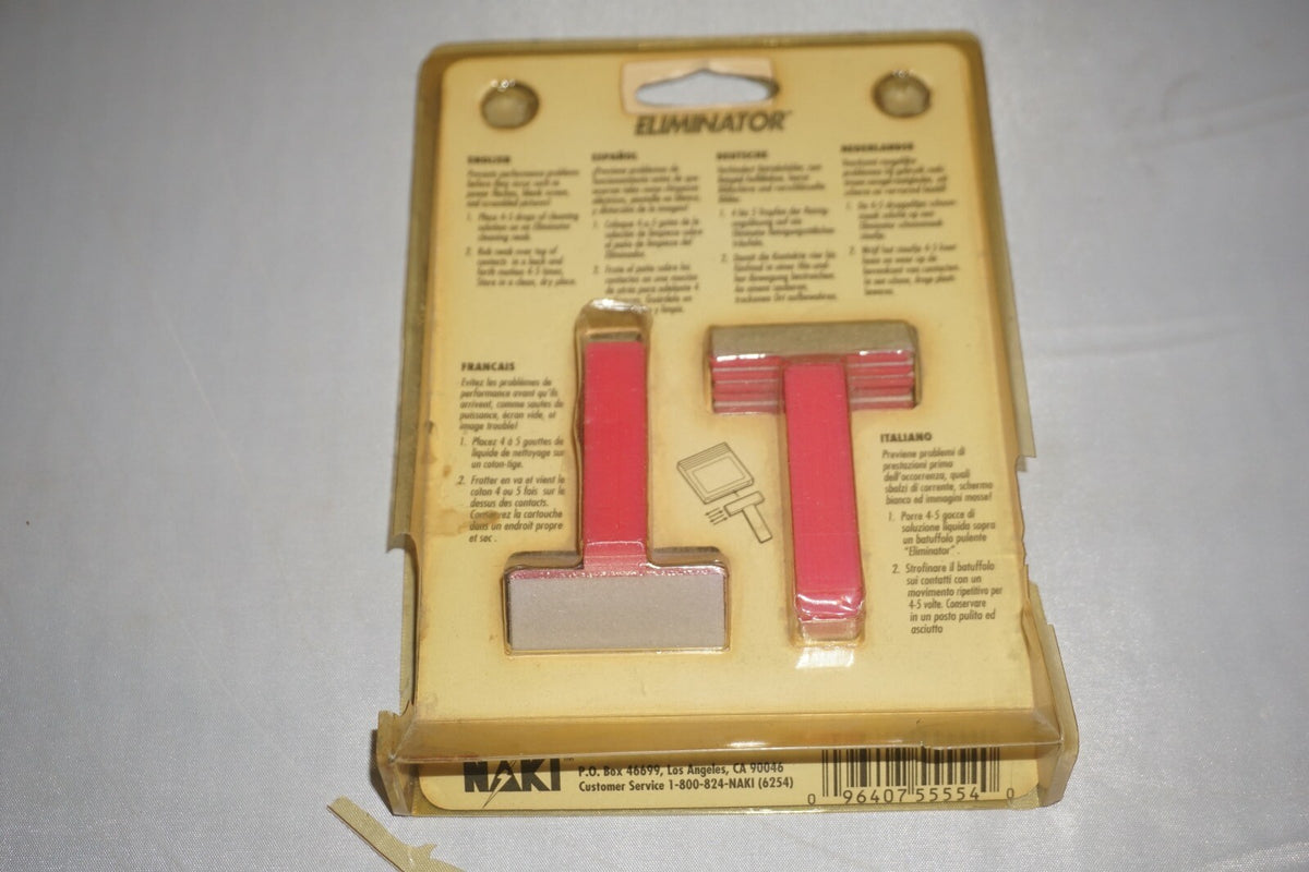Naki Eliminator 10 Pack Cleaning Swabs NEW