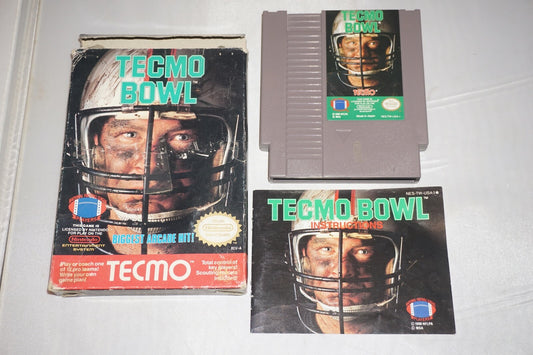 Tecmo Bowl (Nintendo NES) Complete in Box CIB #5