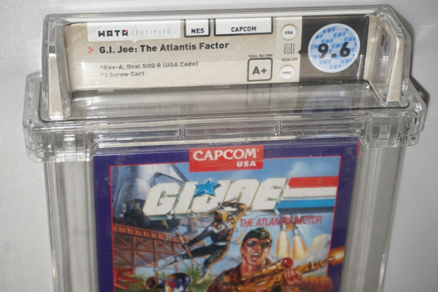 GI Joe Atlantis Factor G.I (Nintendo NES) NEW Sealed WATA 9.6 A+