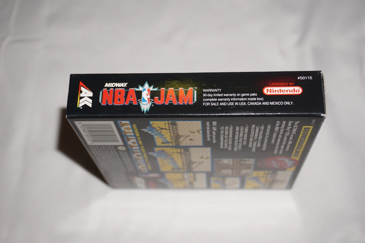 NBA Jam (Nintendo Game Boy Gameboy) Complete in Box w/ Reg CIB
