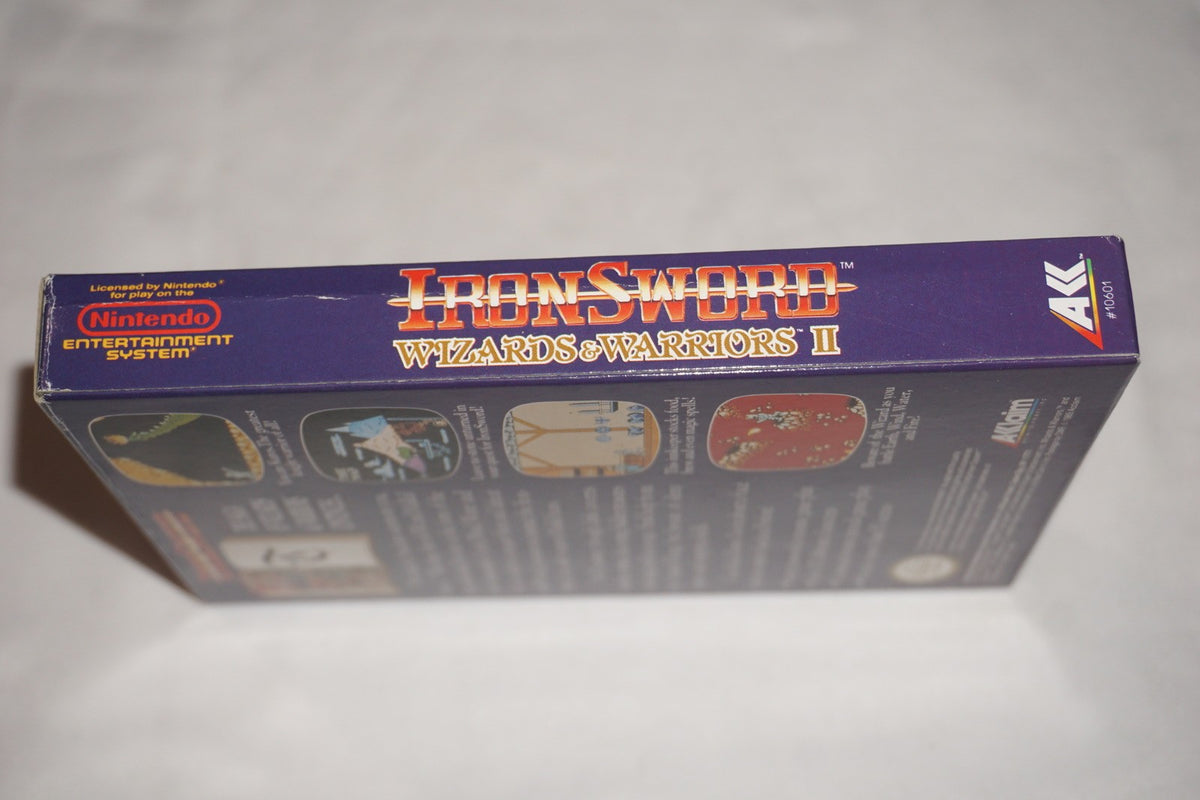 Iron Sword Wizards and Warriors II (Nintendo NES) Complete in Box CIB