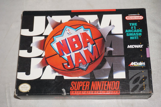 Nba Jam (Super Nintendo SNES) Complete in Box  CIB