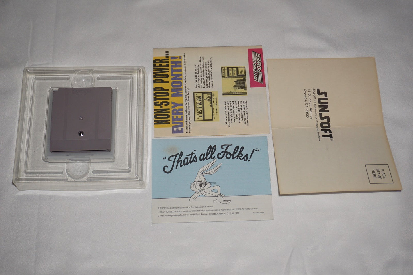 Looney Tunes (Nintendo Game Boy Gameboy) Complete in Box w/ Reg CIB