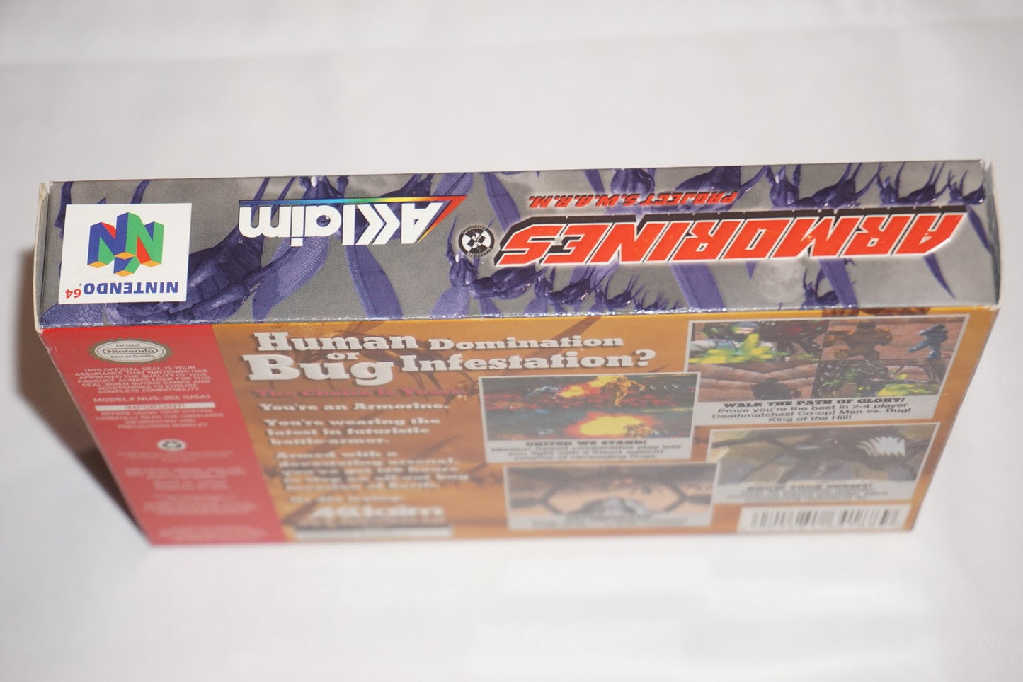 Armorines: Project S.W.A.R.M Swarm (Nintendo 64 N64) Complete in Box CIB