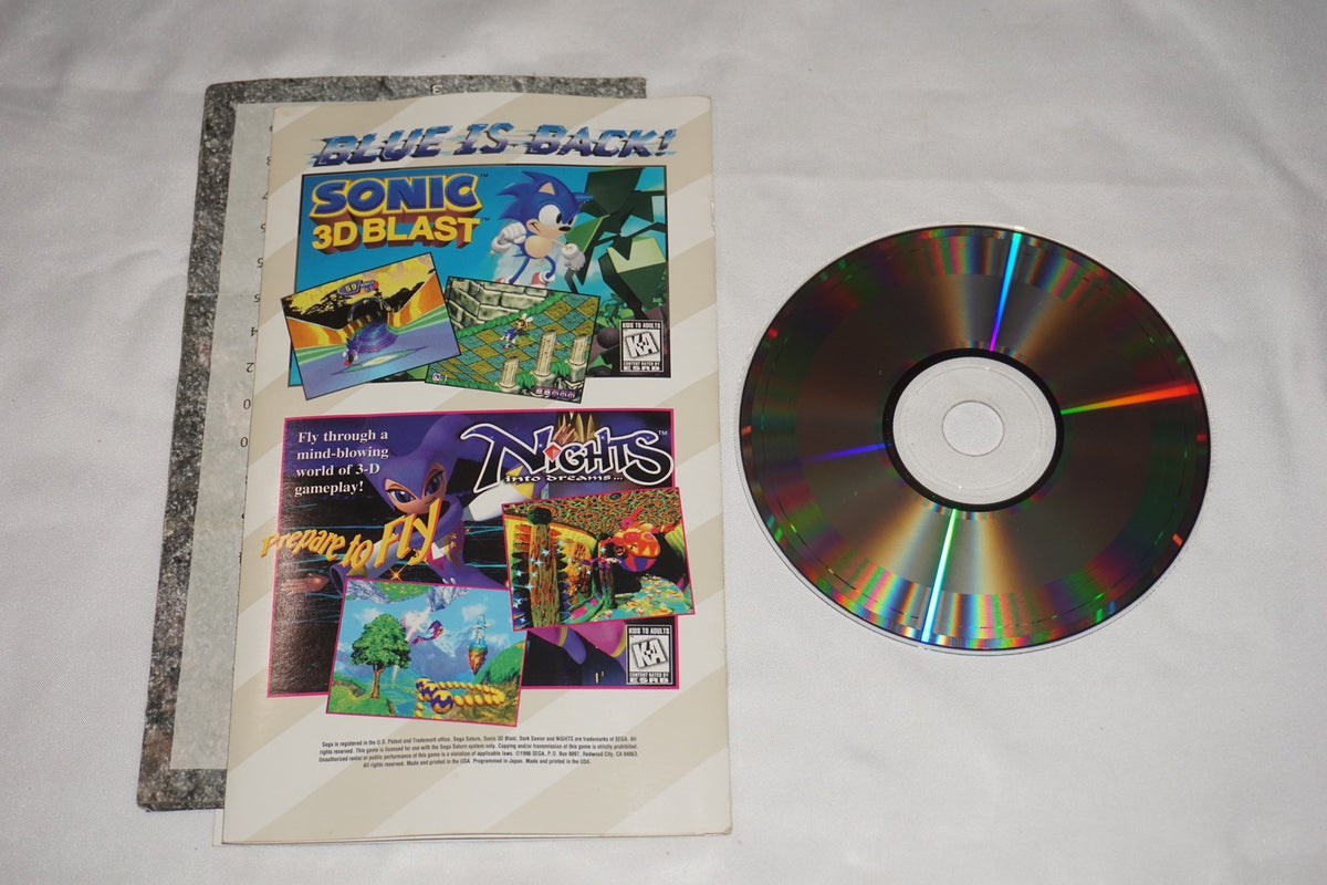 Dark Savior (Sega Saturn) Complete w/ Reg Card