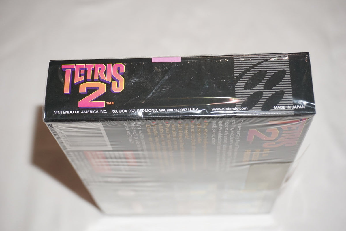 Tetris 2 (Super Nintendo SNES) Complete in Box CIB Near Mint