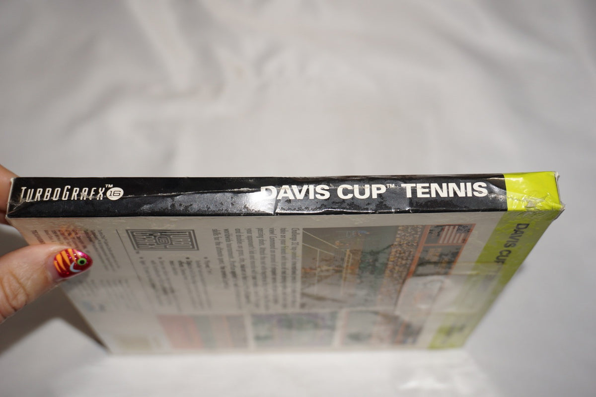 Davis Cup Tennis (TurboGrafx 16 tg16 Turbo Grafx) NEW Sealed in Box