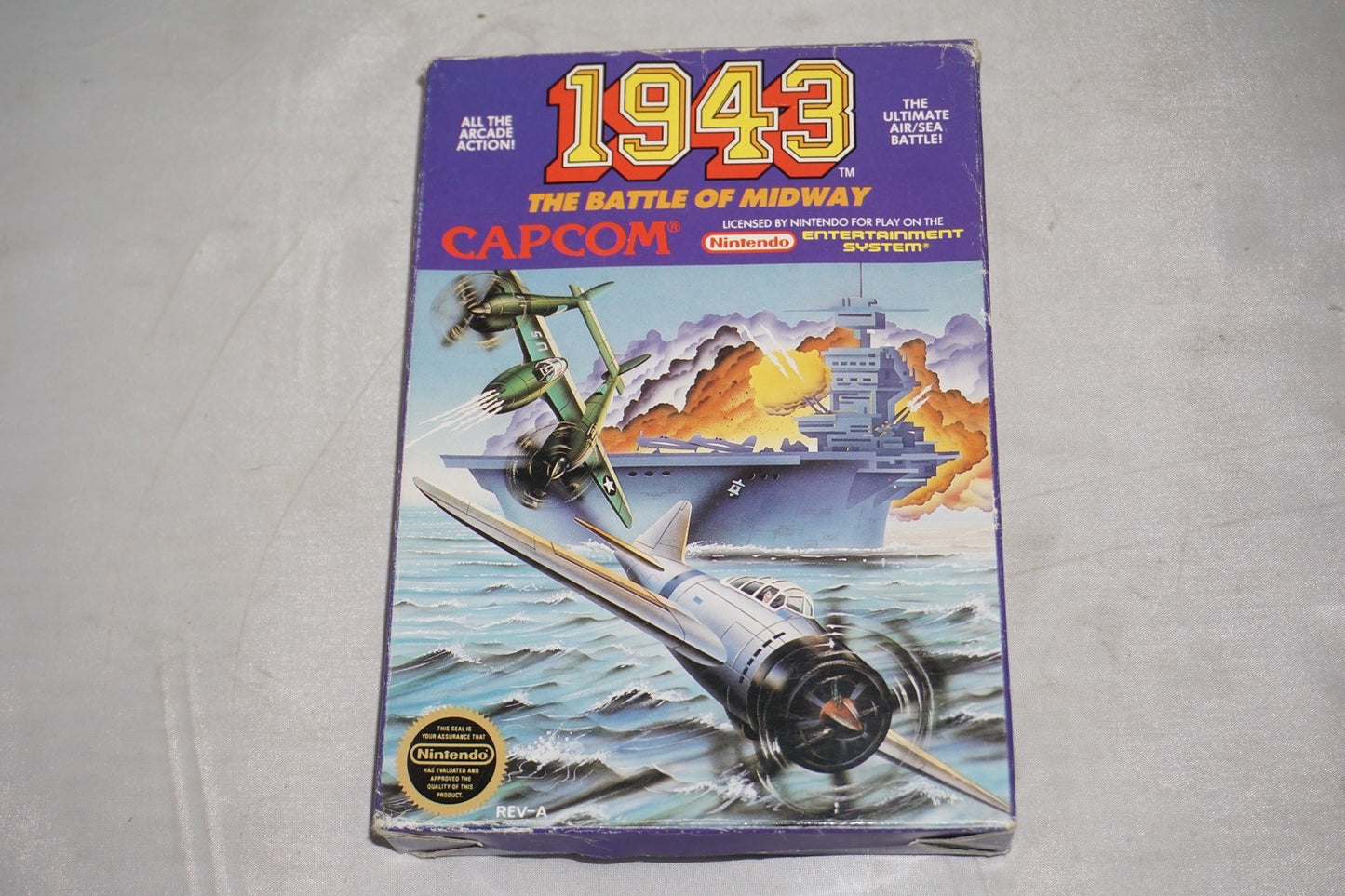 1943: The Battle of Midway (Nintendo NES) Complete in Box CIB