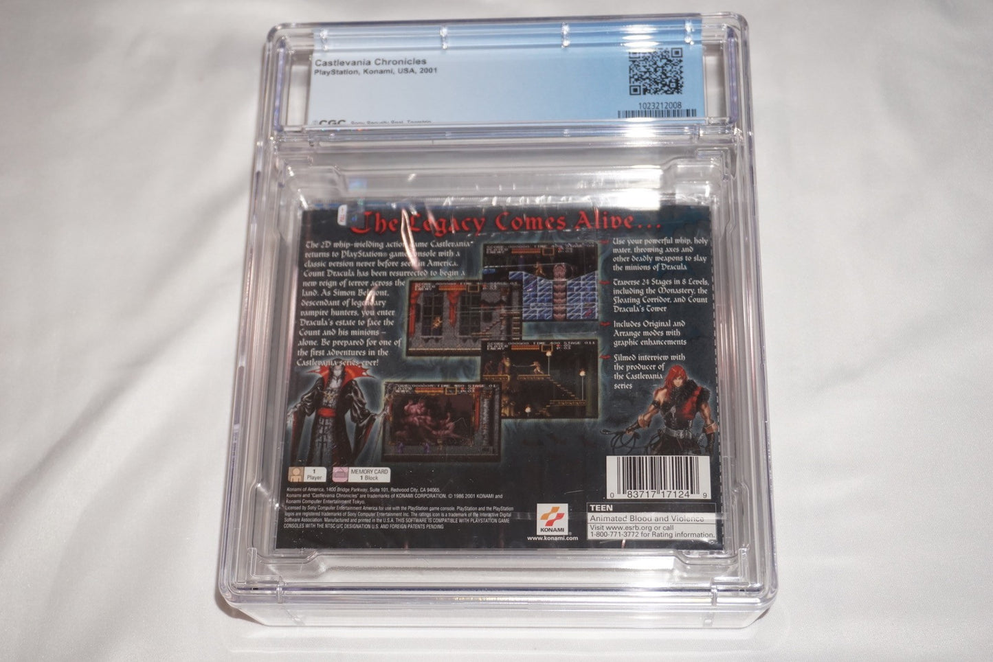 Castlevania Chronicles (Sony Playstation 1 ps1) CGC 9.8 A NEW Sealed