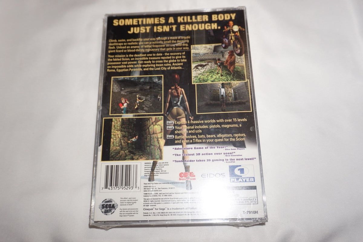 Tomb Raider (Sega Saturn) NEW Sealed