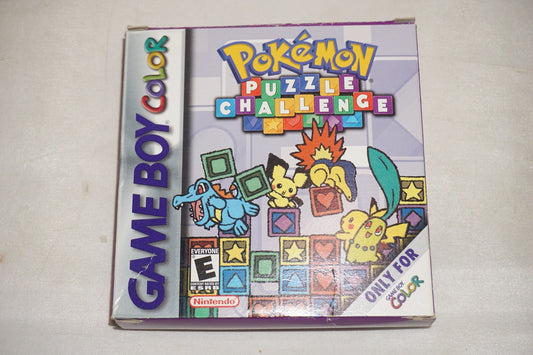 Pokemon Puzzle Challenge (Gameboy Color Game Boy GB) Complete CIB Authentic